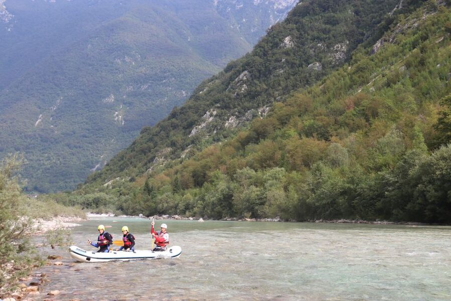 Bovec: Soča River Private Rafting Experience for Couples - A two-person boat changes the feel