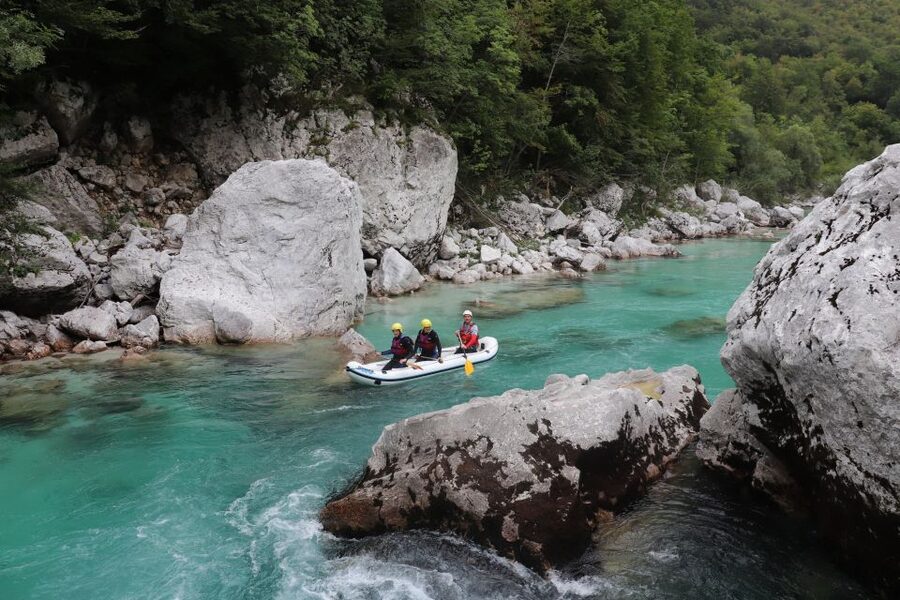 Bovec: Soča River Private Rafting Experience for Couples - Swimming stops in the clear pools