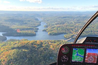 Couple’s Private Hudson Valley Fall Foliage Helicopter Tour from Westchester