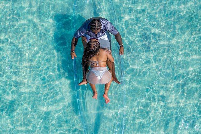 Couples Clear Kayak Photoshoot in Montego Bay - What you actually receive: 30 photos, seven edits, and a video