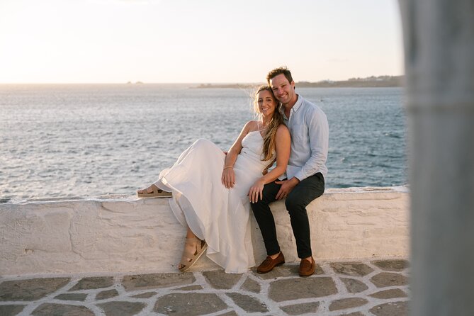 Couples or Family Private Photoshoot Sessions on Paros - Meeting Vera at Parking No. 4