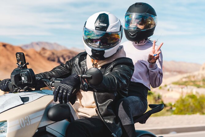 Couples Private Guided Red Rock Canyon Tour On A CanAm Trike - Mountain Springs Saloon and the final stretch
