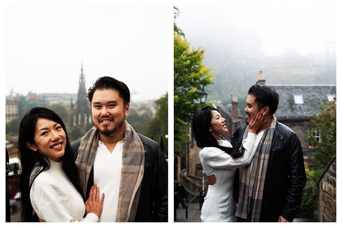 Edinburgh Photoshoot for Couples, Families & Solo Travellers - What you receive after the hour