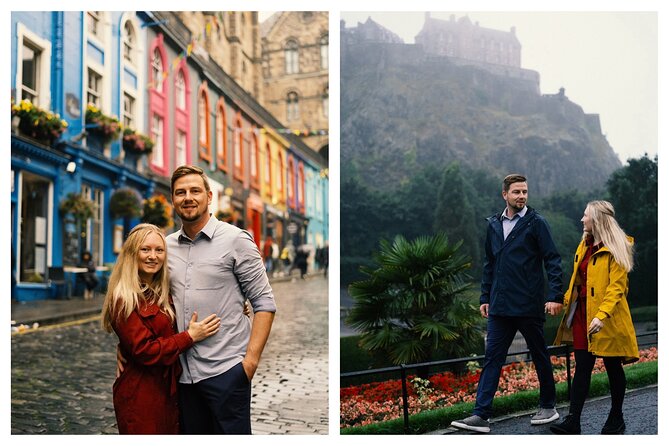 Edinburgh Photoshoot for Couples, Families & Solo Travellers - Price, group size, and practical value
