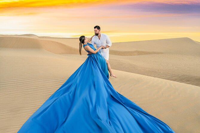 Flying Dress Photoshoot Dubai Solo, Couple and Group 3Hours - Key Points at a Glance