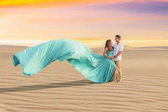 Flying dress photoshoot Dubai Solo, Couple and Group Session - What the three-hour schedule means