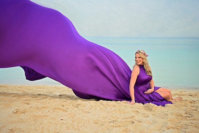 Flying dress photoshoot Dubai Solo, Couple and Group Session - Weather and the strict cancellation rule