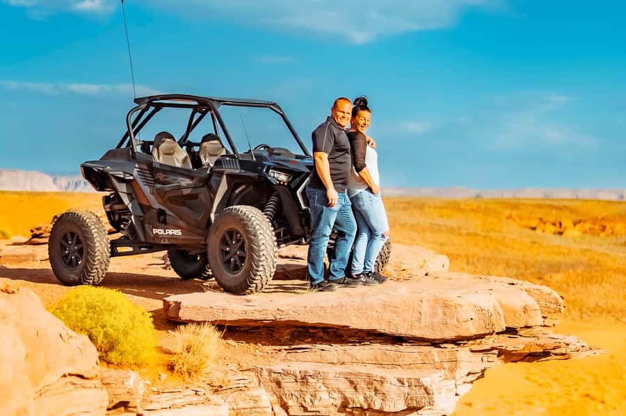 Greater Zion: Couples UTV Tour with Food - From rolling dunes to rough red-rock trails