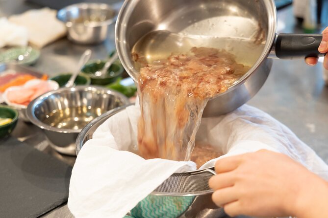 Kyoto: Enjoy Sushi & Market Tour! Best for Family & Couple! - Building vinegar rice and three sushi styles