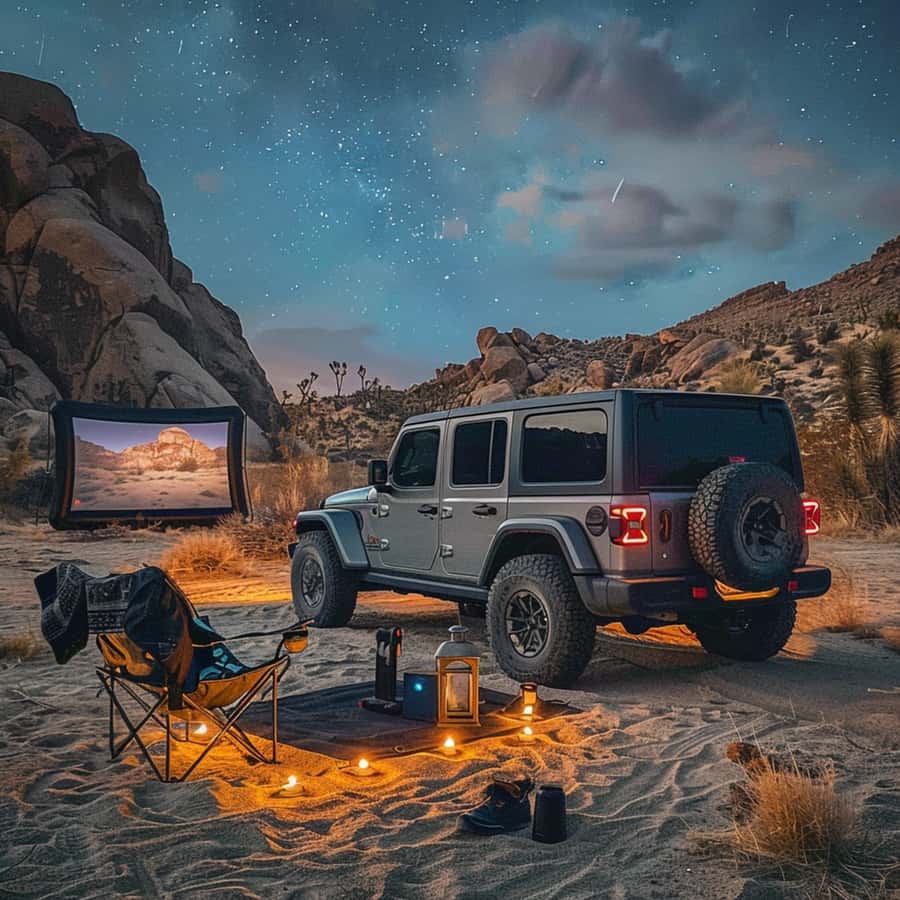 Las Vegas: Couple's Movie Night in the Mountains - Leaving Las Vegas for Lovell Canyon
