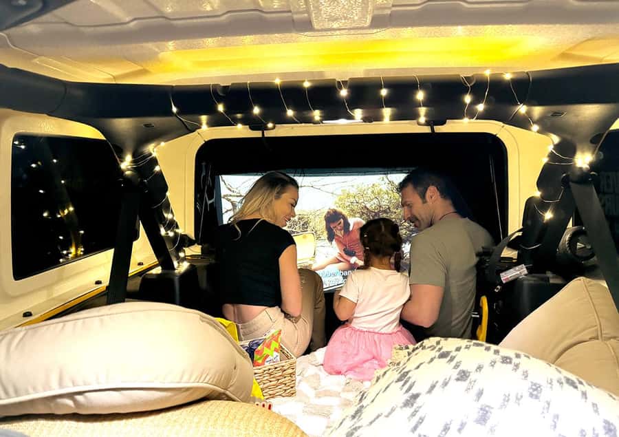 Las Vegas: Couple's Movie Night in the Mountains - Proposal Setup With Room for Personal Touches