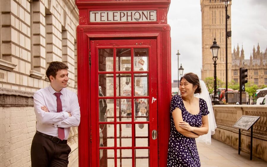 London: Private Couples Photography Session with Landmarks - The edited gallery within 48 hours