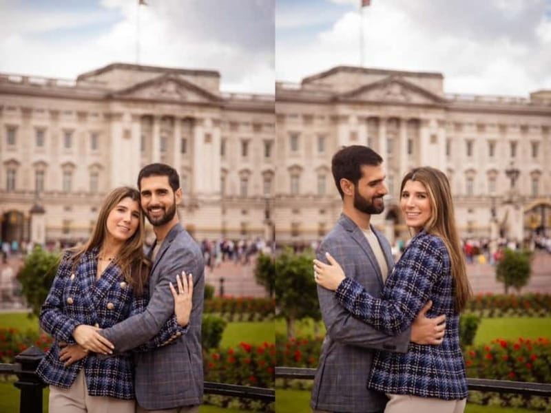 London: Private Couples Photography Session with Landmarks - Westminster or Tower Bridge: choosing your backdrop