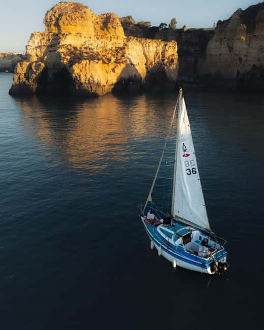 Portimão: Sunset Private Sailing Tour for Couples - Benagil Cave and the Algarve’s coastal formations