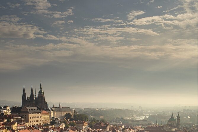 Prague Photoshoot for Couples, Betrothed, Family & Friends - Prague Castle: grand stone and long city views