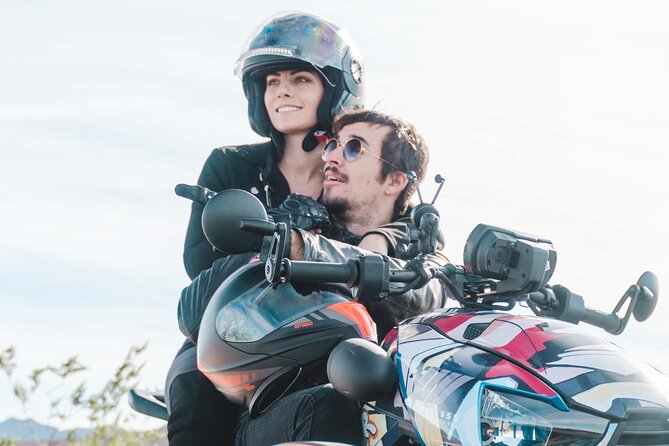 Private Guided Red Rock Canyon Tour for Couples on a CanAm Trike - Getting ready at Limitless Motoring