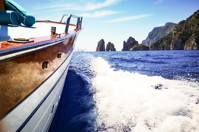 Private Island of Capri Boat Tour for Couples - Green Grotto: the best swimming stop