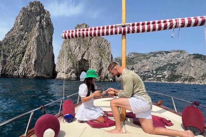 Private Island of Capri Boat Tour for Couples - Swimming, snorkeling, and comfort on board