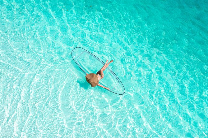 Romantic Clear Kayak Drone Photoshoot for Couples Turks & Caicos - Posing with Gene, DJ, Jean, and the photo crew
