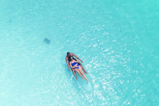 Romantic Clear Kayak Drone Photoshoot for Couples Turks & Caicos - The $200 price and what you actually receive