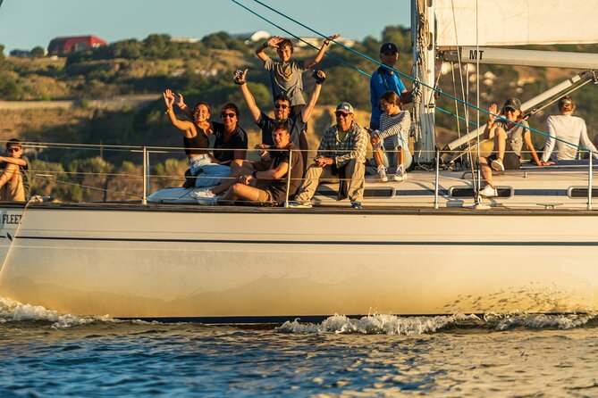 Romantic Private Sailboat in Lisbon for couples - A riverside square from an unusual angle