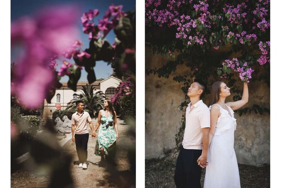 Rome: Romantic Couple Photoshoot at Villa Borghese - Getting Comfortable in Front of the Camera