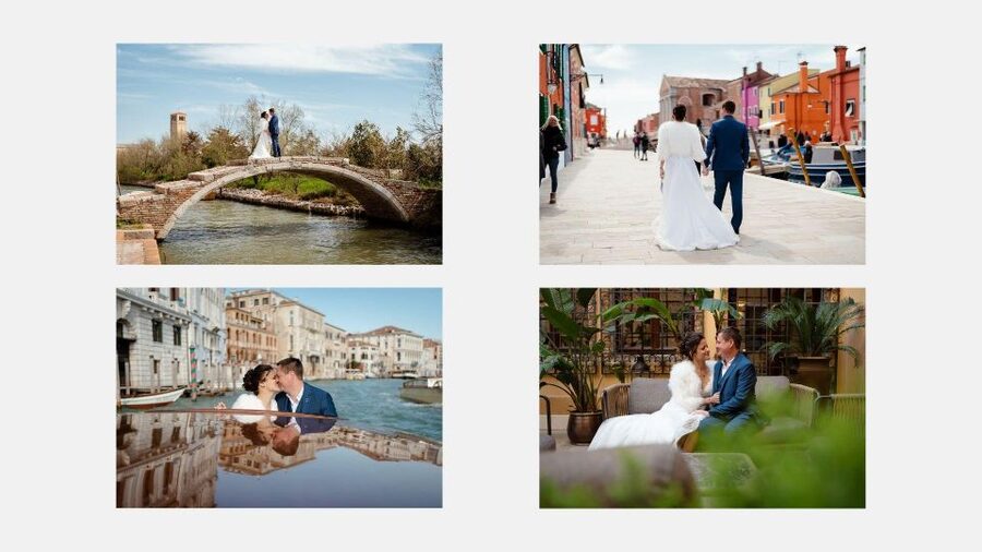 Venice: Elegant couple photos on your vacation - How Mauro Grigollo handles the session