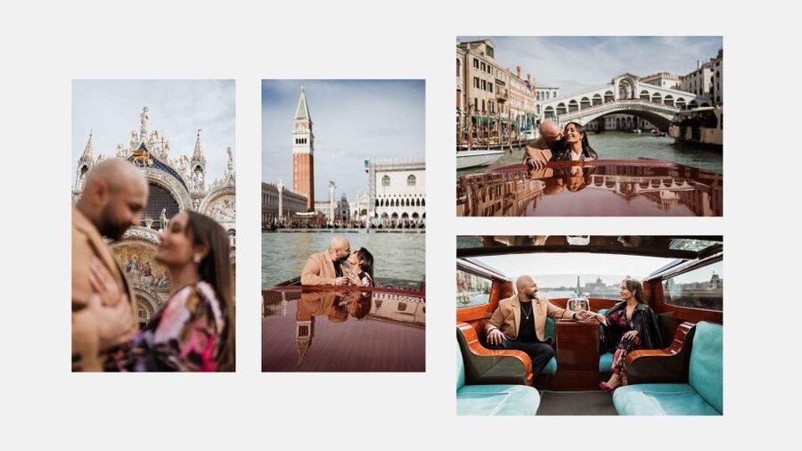 Venice: Elegant couple photos on your vacation - Starting at Caffè Florian in St Mark’s Square